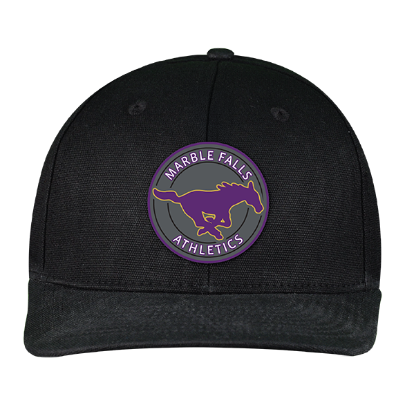 Marble Falls Mustangs - PVC Hat Patch (Premium 2)
