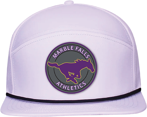 Marble Falls Mustangs - PVC Hat Patch (Premium 2)