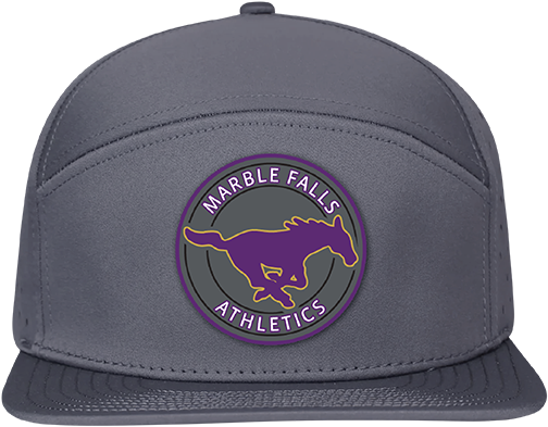 Marble Falls Mustangs - PVC Hat Patch (Premium 2)