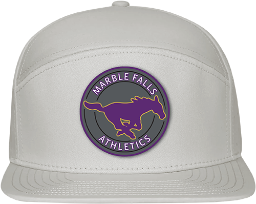 Marble Falls Mustangs - PVC Hat Patch (Premium 2)
