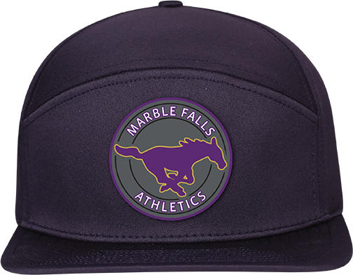 Marble Falls Mustangs - PVC Hat Patch (Premium 2)