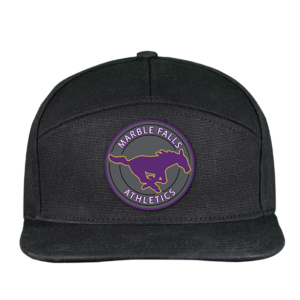 Marble Falls Mustangs - PVC Hat Patch (Premium 2)