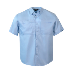 PS100HPS Short Sleeve Fishing Shirt - Carolina Blue