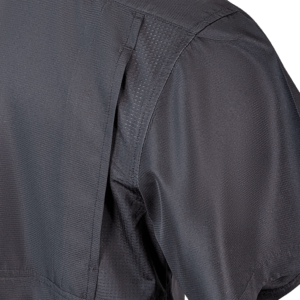 PS100HPS Short Sleeve Fishing Shirt - Sable Black