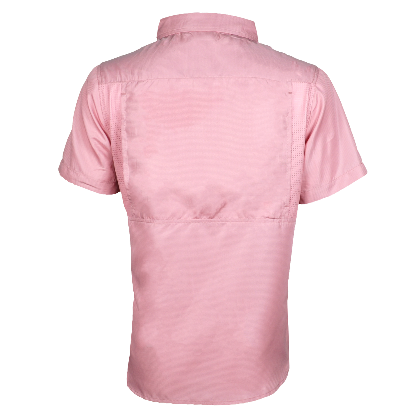 *Limited Stock* Women's Short Sleeve Fishing Shirt - Coral Pink