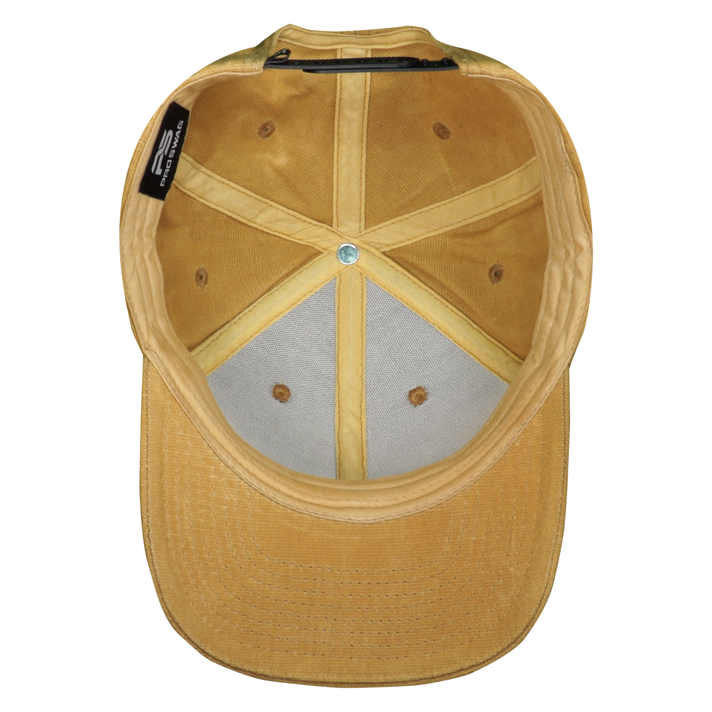 Premium Wax Canvas 6-Panel Hat - Sahara Tan