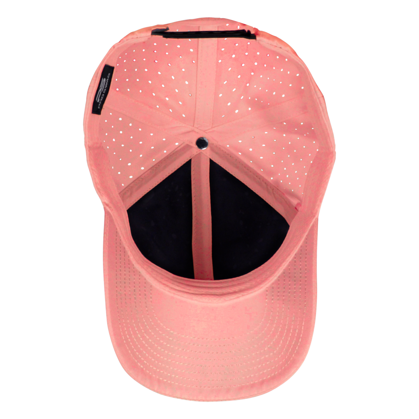 Performance Series 6-Panel Classic Waterproof Golf Hat - Coral Pink