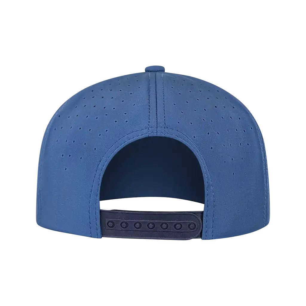 PS140 5-Panel Visor Rope Golf Hat - Pelagic Blue