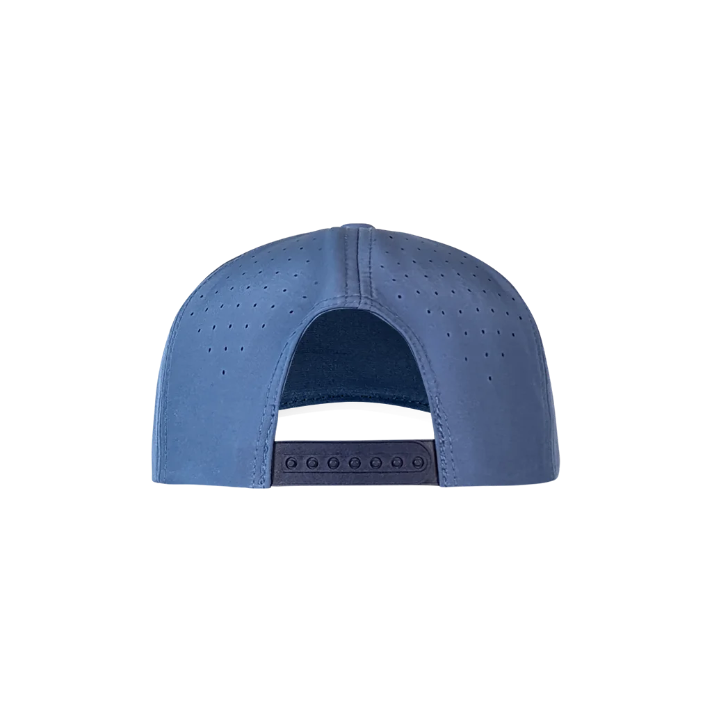 PS140 5-Panel Visor Rope Golf Hat - Graphite Blue