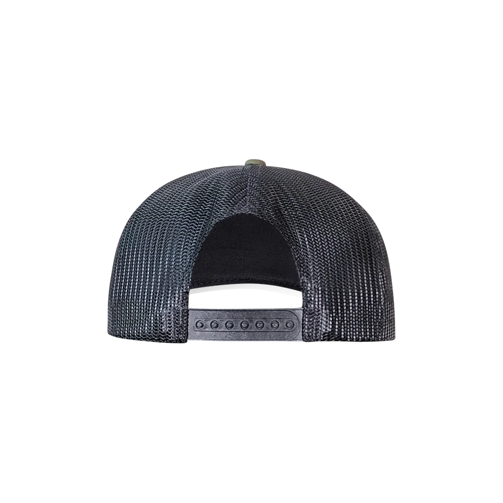 PS168 High-Profile 7-Panel Hat - Olive Green