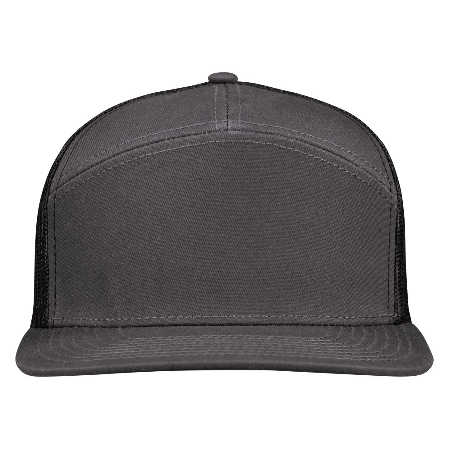 *Limited Stock* High-Profile 7-Panel Hat - Fossil Gray