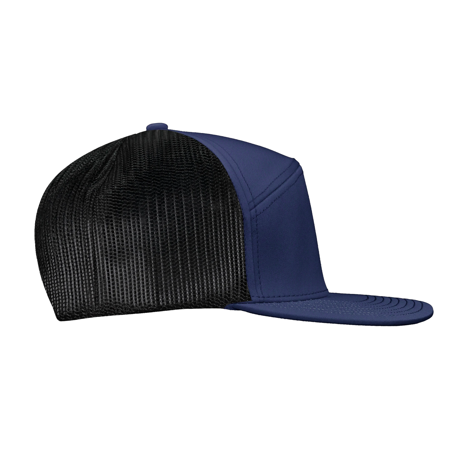 *Limited Stock* High-Profile 7-Panel Hat - Midnight Blue
