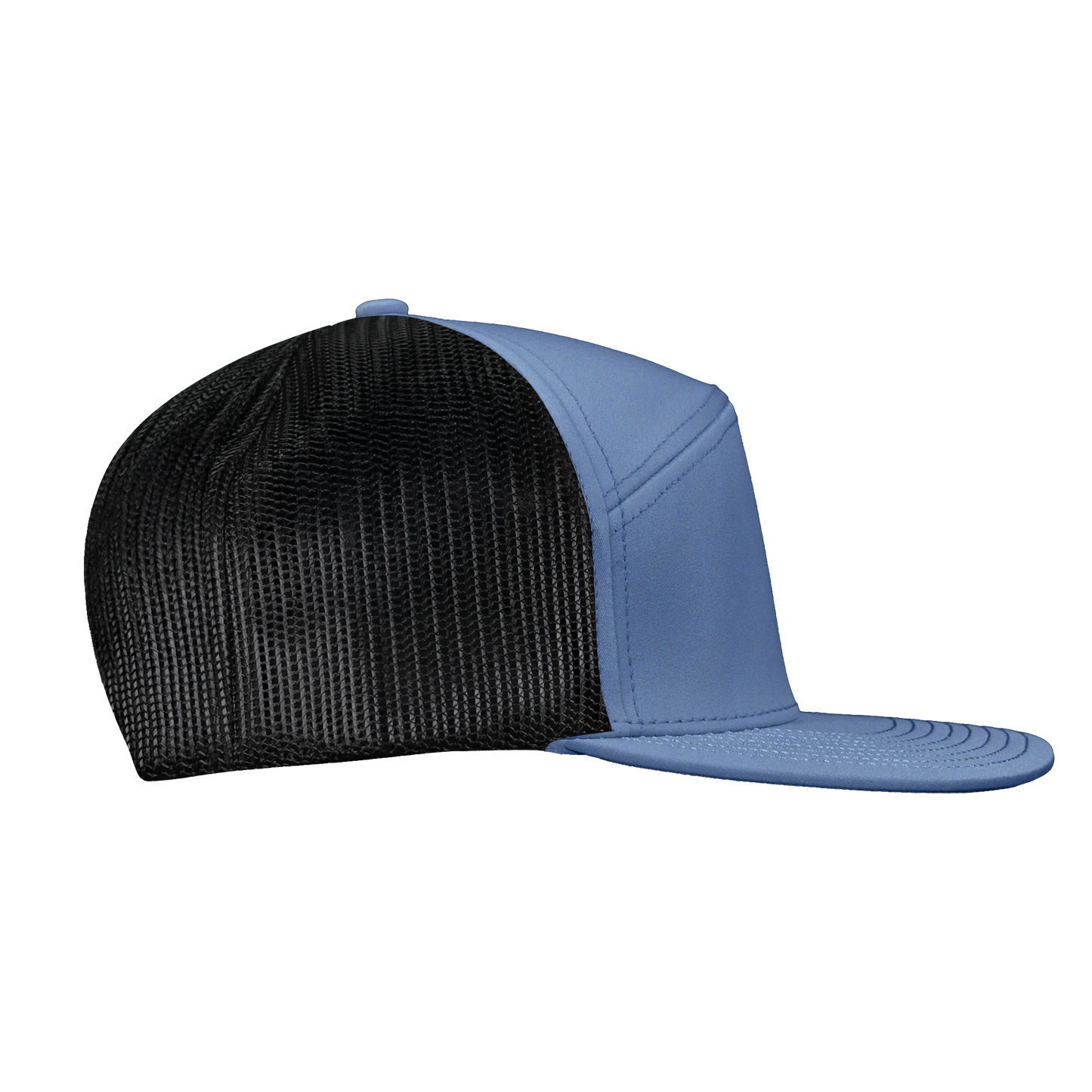 *Limited Stock* High-Profile 7-Panel Hat - Reef Blue