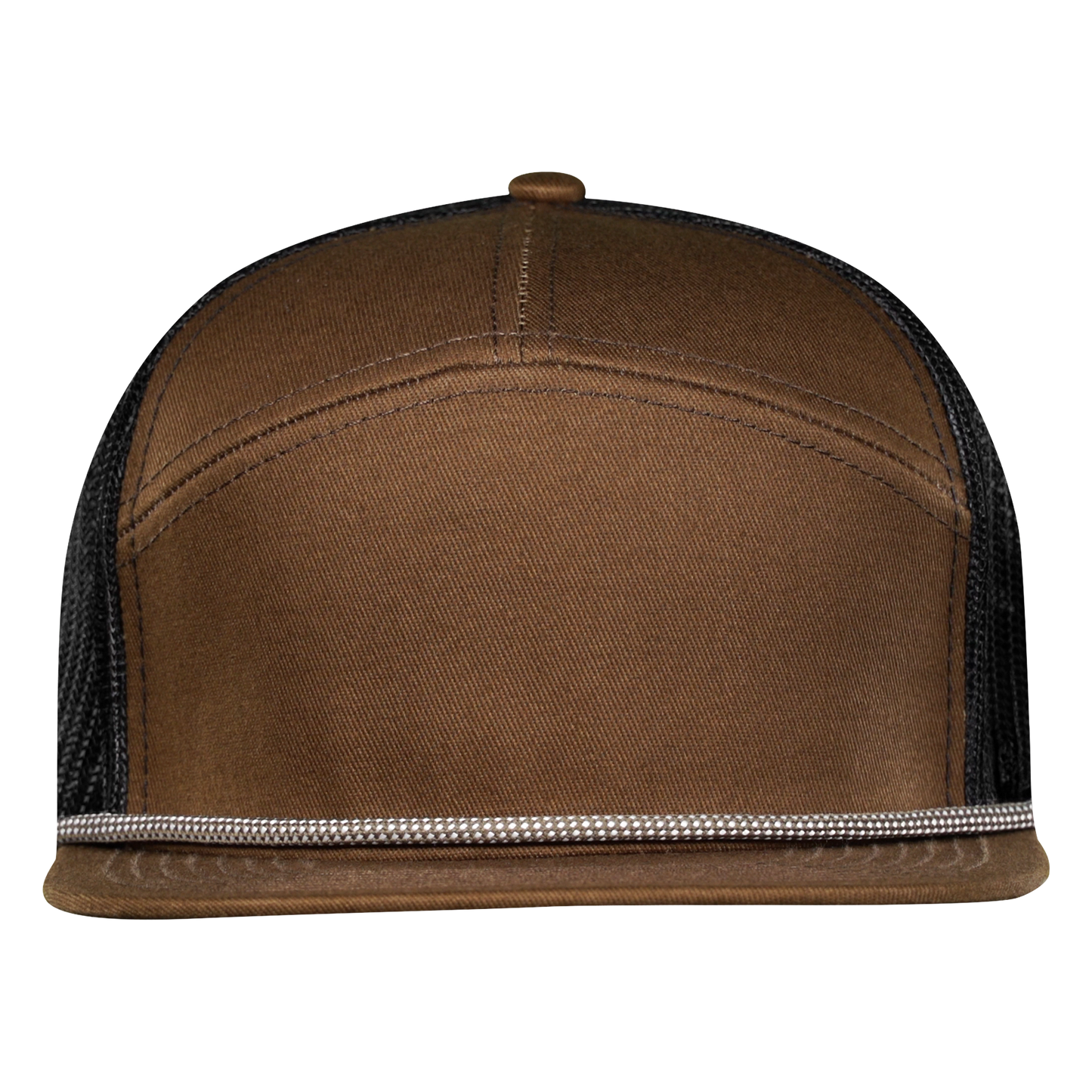 PS169 7-Panel Visor Rope Hat - Foliage Brown