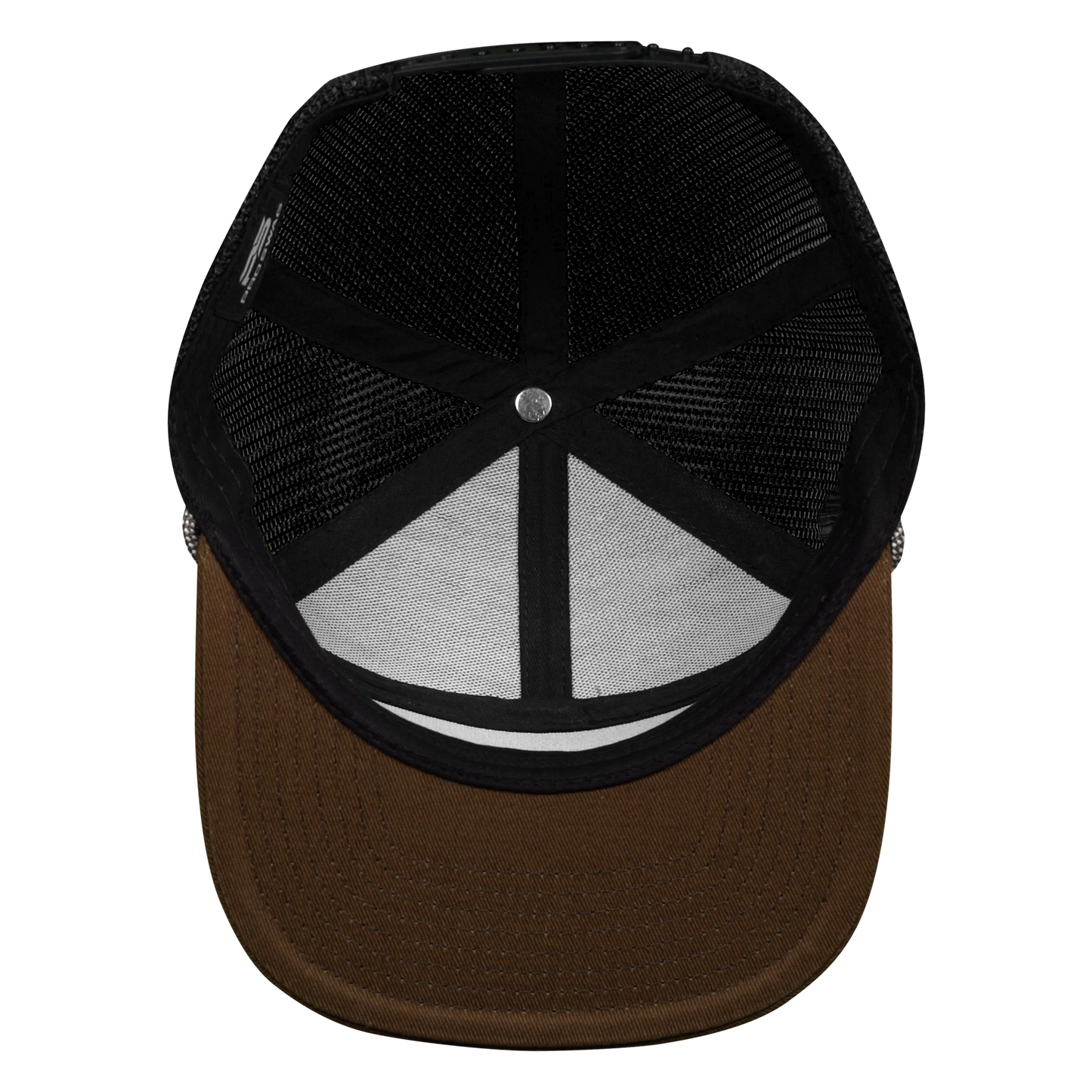 PS169 7-Panel Visor Rope Hat - Foliage Brown