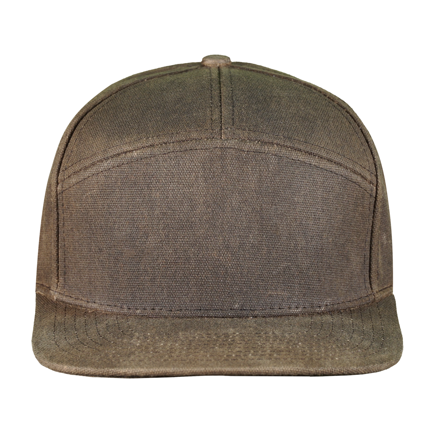 PS170 Wax Canvas 7 Panel Hat-Umber