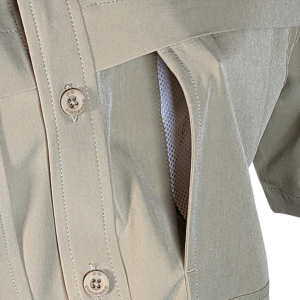 PS200 Short Sleeve Fishing Shirt - Sands Tan