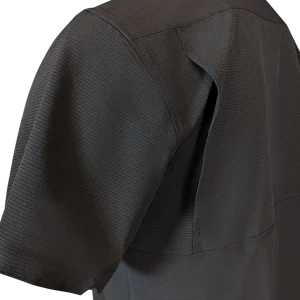 PS210 Short Sleeve Fishing Shirt - Sable Black