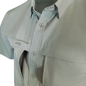 PS210 Short Sleeve Fishing Shirt - Seafoam Green