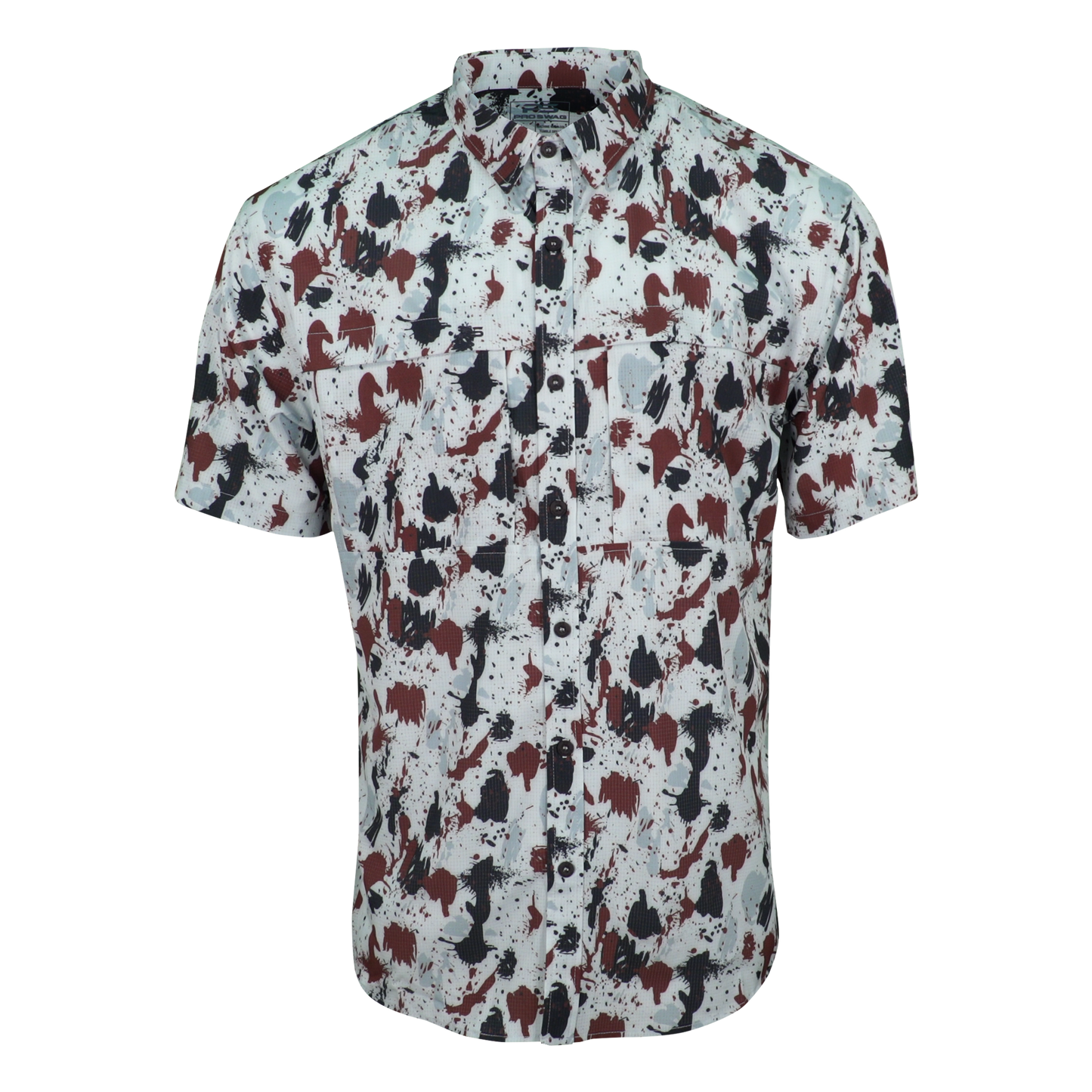 PS210 Short Sleeve Fishing Shirt-Tundra Camo24