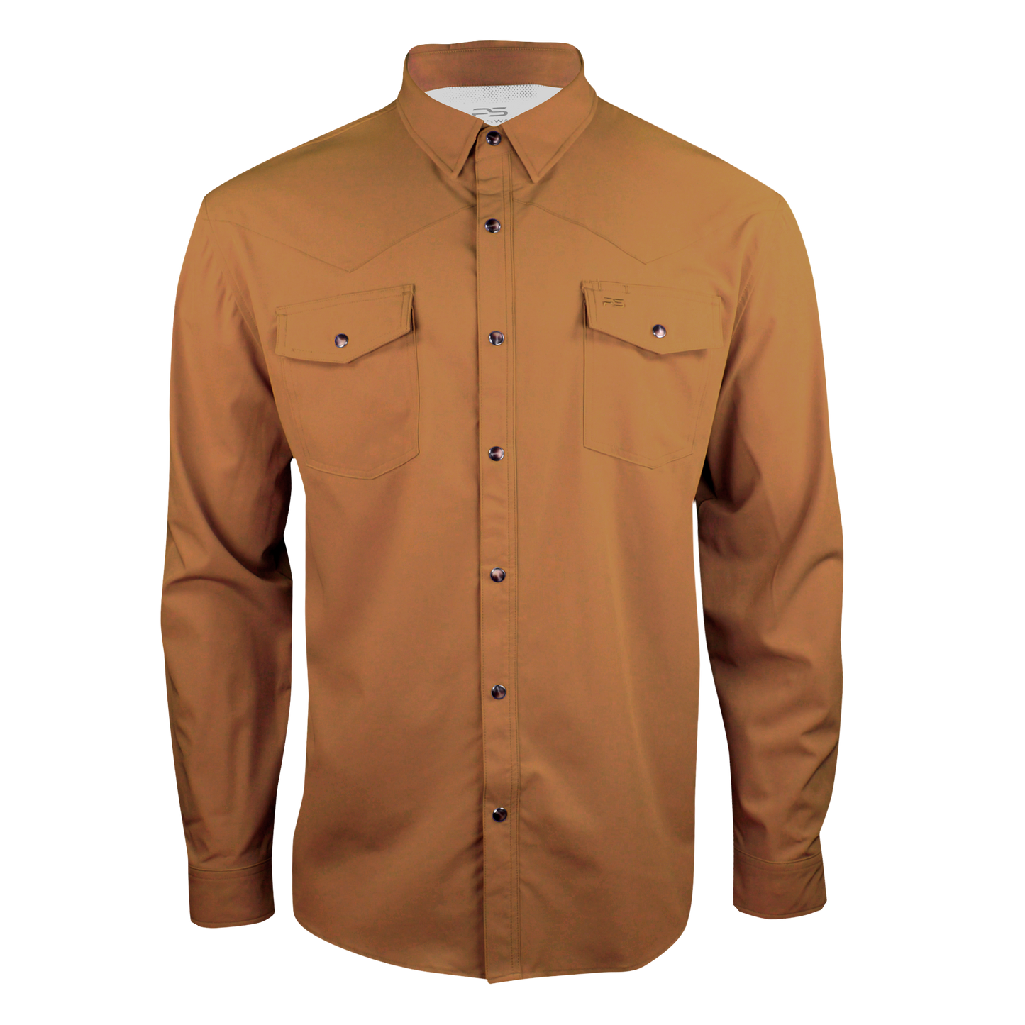 PS220LS Long Sleeve Premium Western Pearl Snap Flex Shirt-Sienna