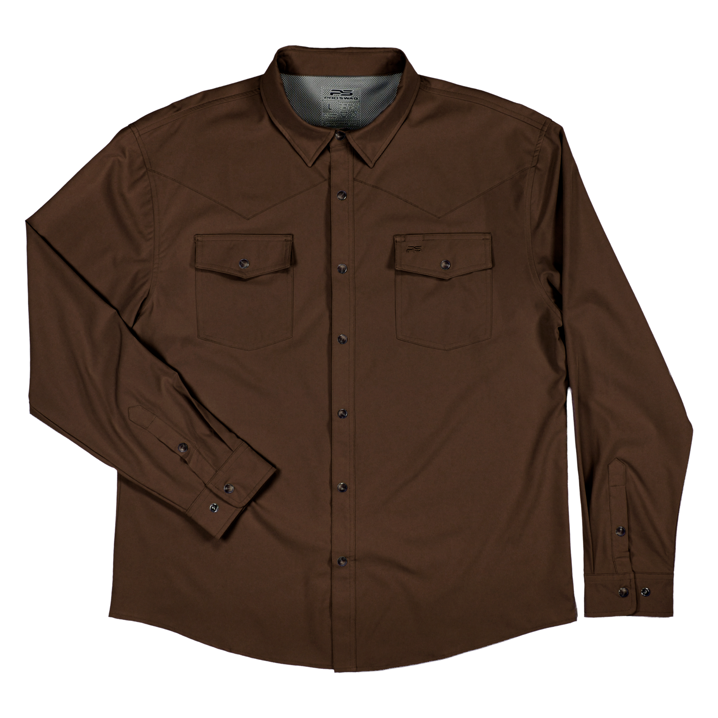 Long Sleeve Premium Western Pearl Snap Flex Shirt