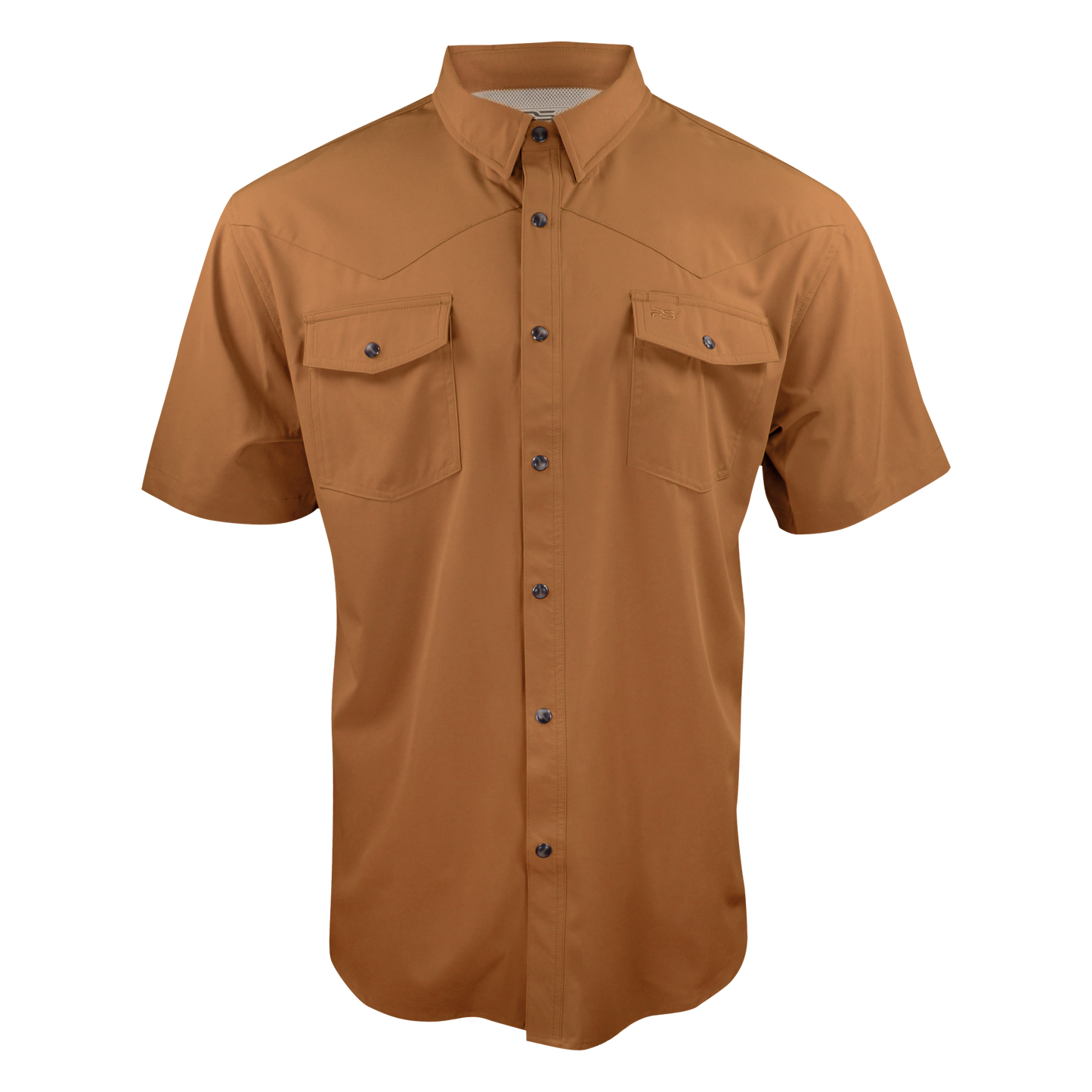PS220SS Short Sleeve Premium Western Pearl Snap Flex Shirt-Sienna