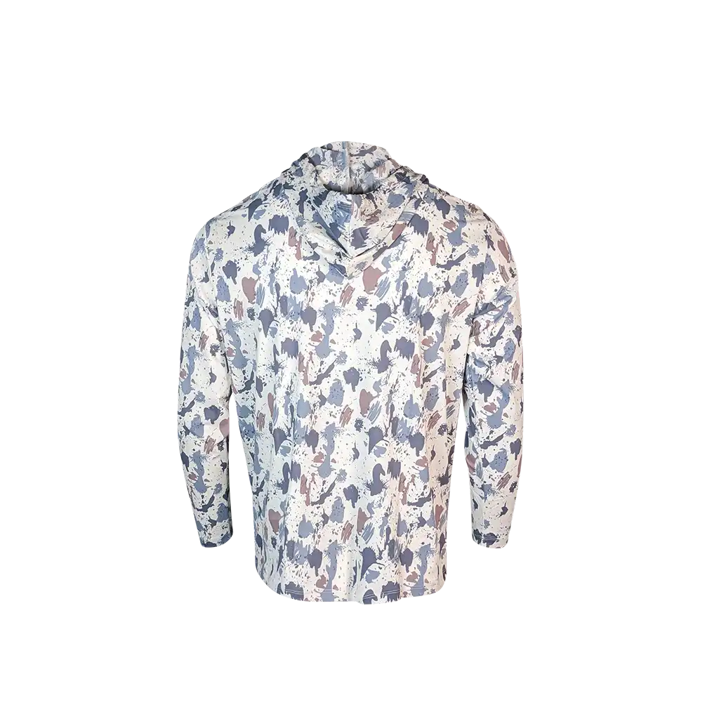 PS300H Long Sleeve Performance Fishing Hoodie - Arctic Camo 9