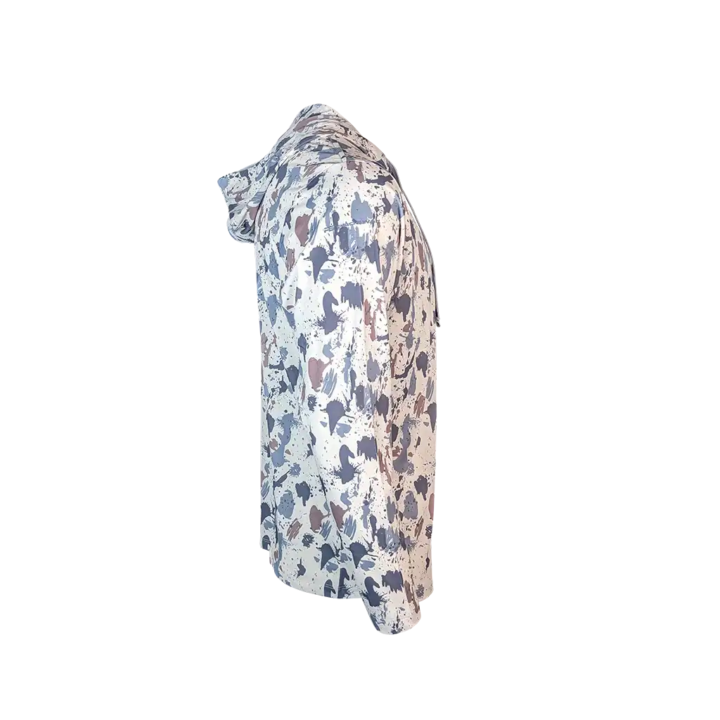 PS300H Long Sleeve Performance Fishing Hoodie - Arctic Camo 9
