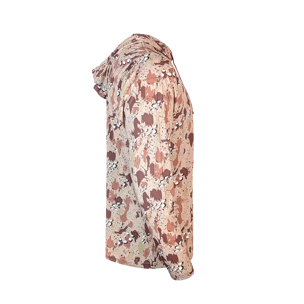 ProTek™ Camo Long Sleeve Hoodie - Chocolate Chip