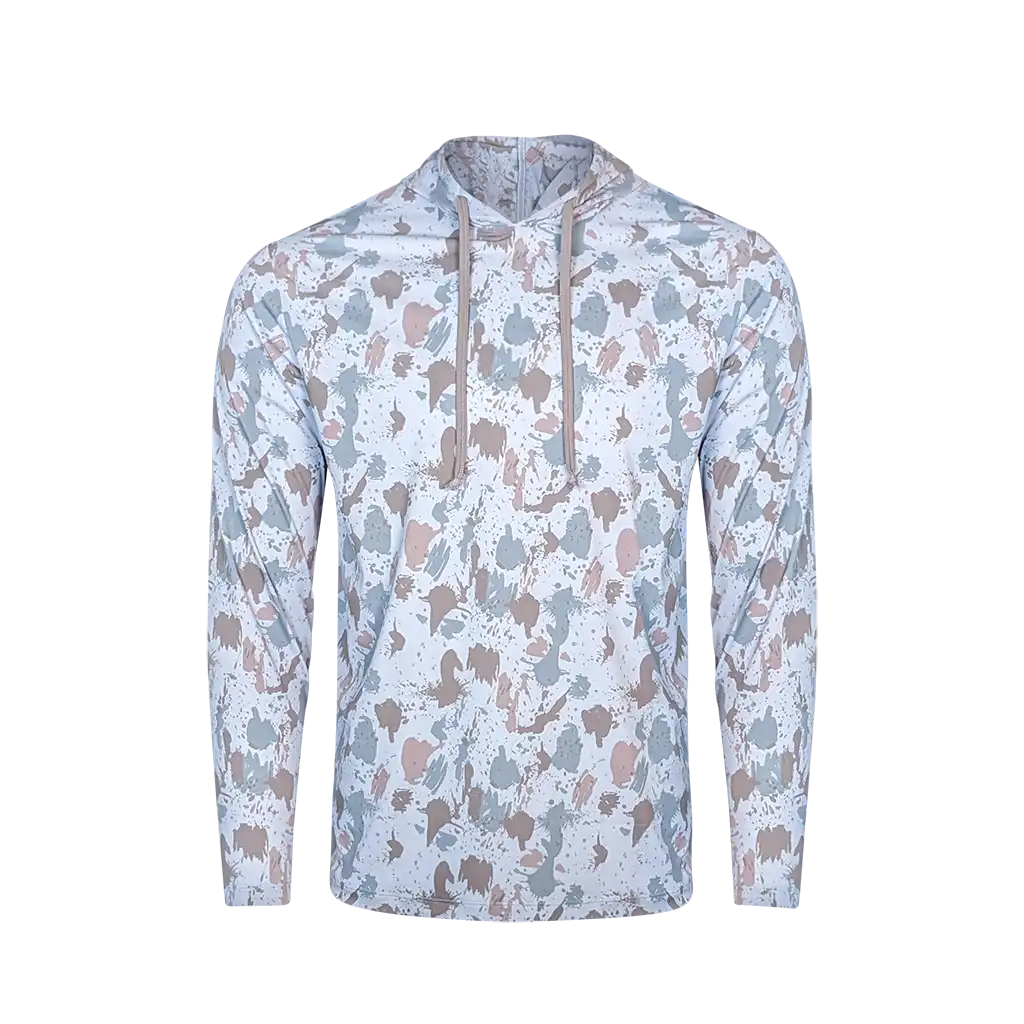 PS300H Long Sleeve Performance Fishing Hoodie - Glacial Camo 2