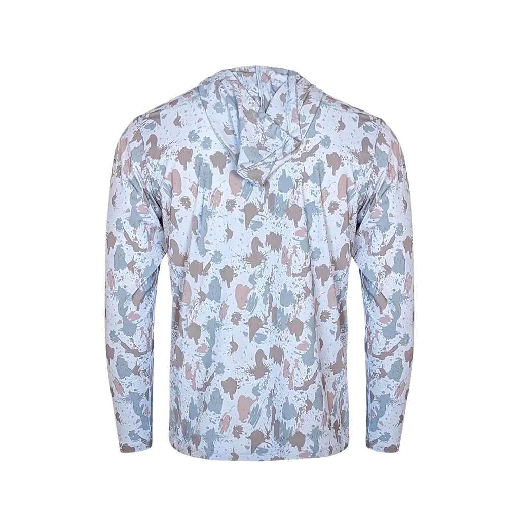 PS300H Long Sleeve Performance Fishing Hoodie - Glacial Camo 2
