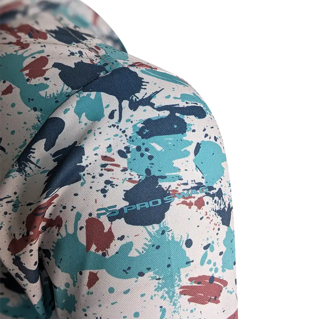PS300H Long Sleeve Performance Fishing Hoodie - Baja Camo 3