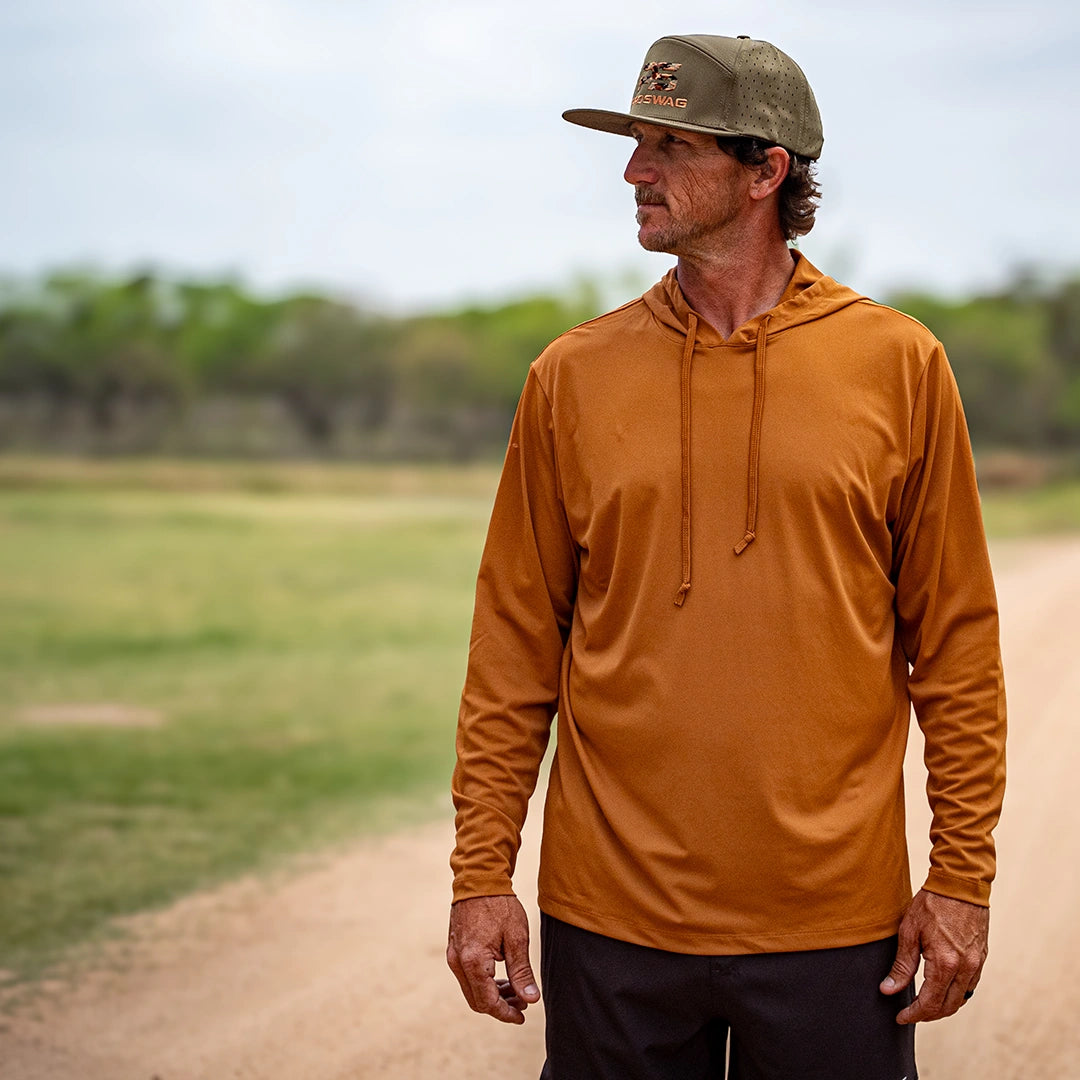 ProTek™ Long Sleeve Hoodie - Sienna Brown