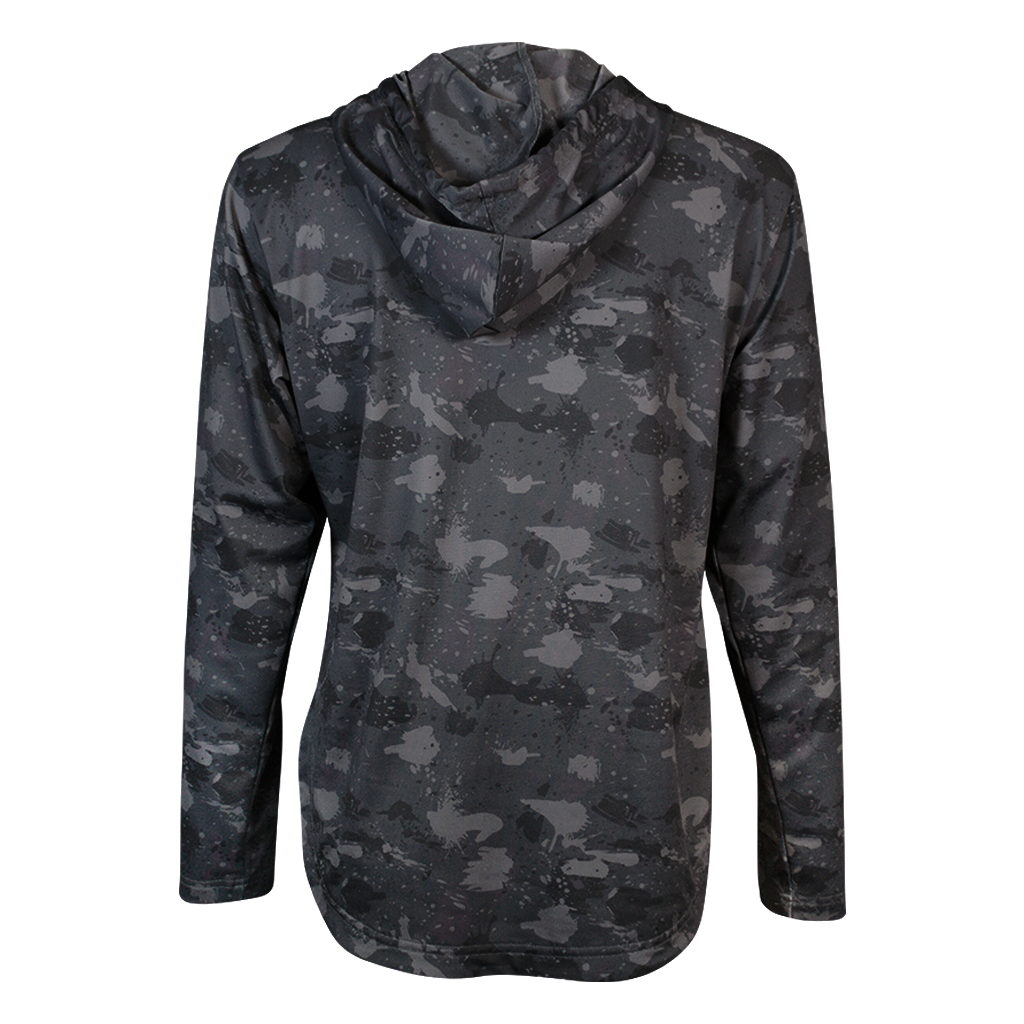ProTek™ Women's Camo Long Sleeve Hoodie - Volcanic