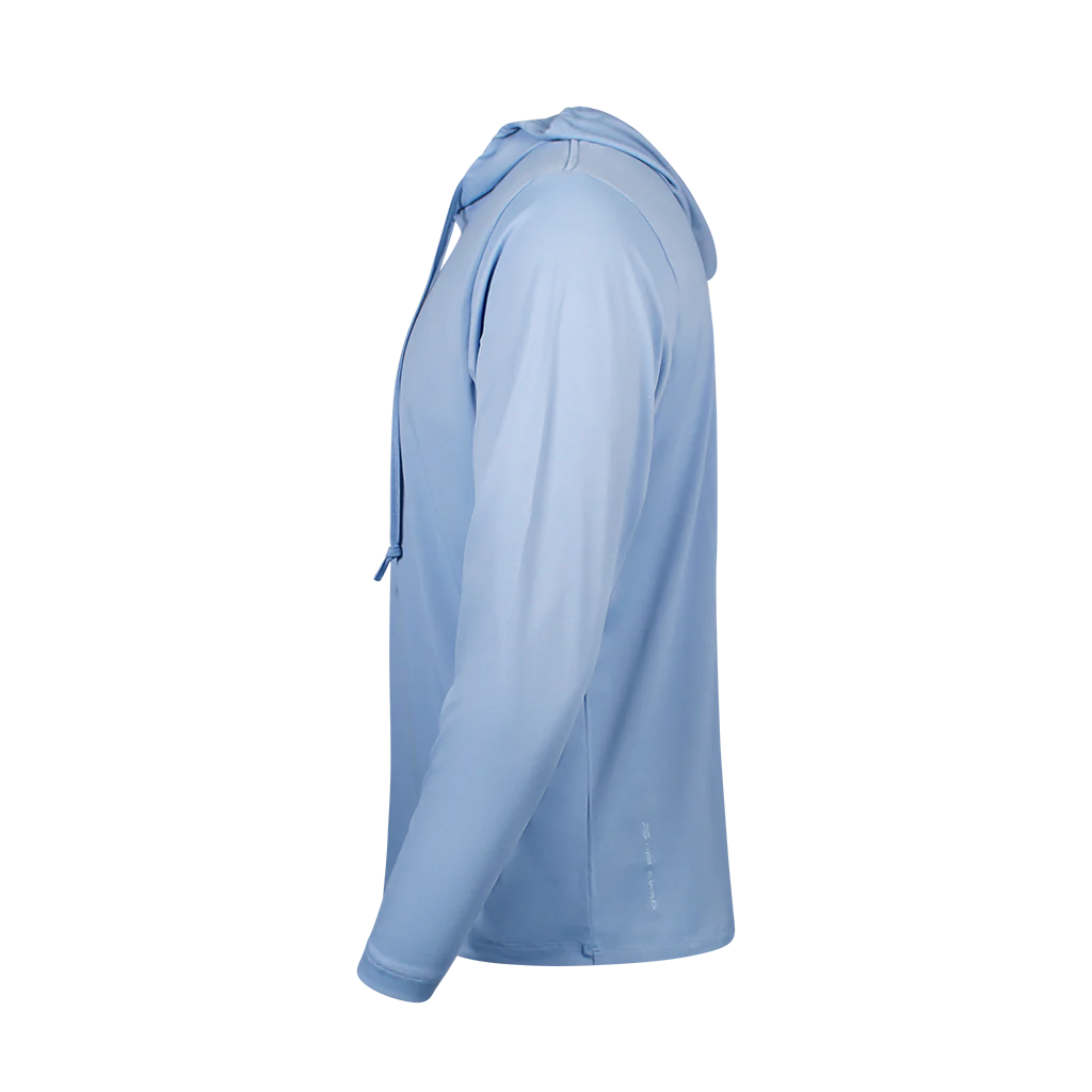 PS300H Long Sleeve Performance Fishing Hoodie - Coastal Blue
