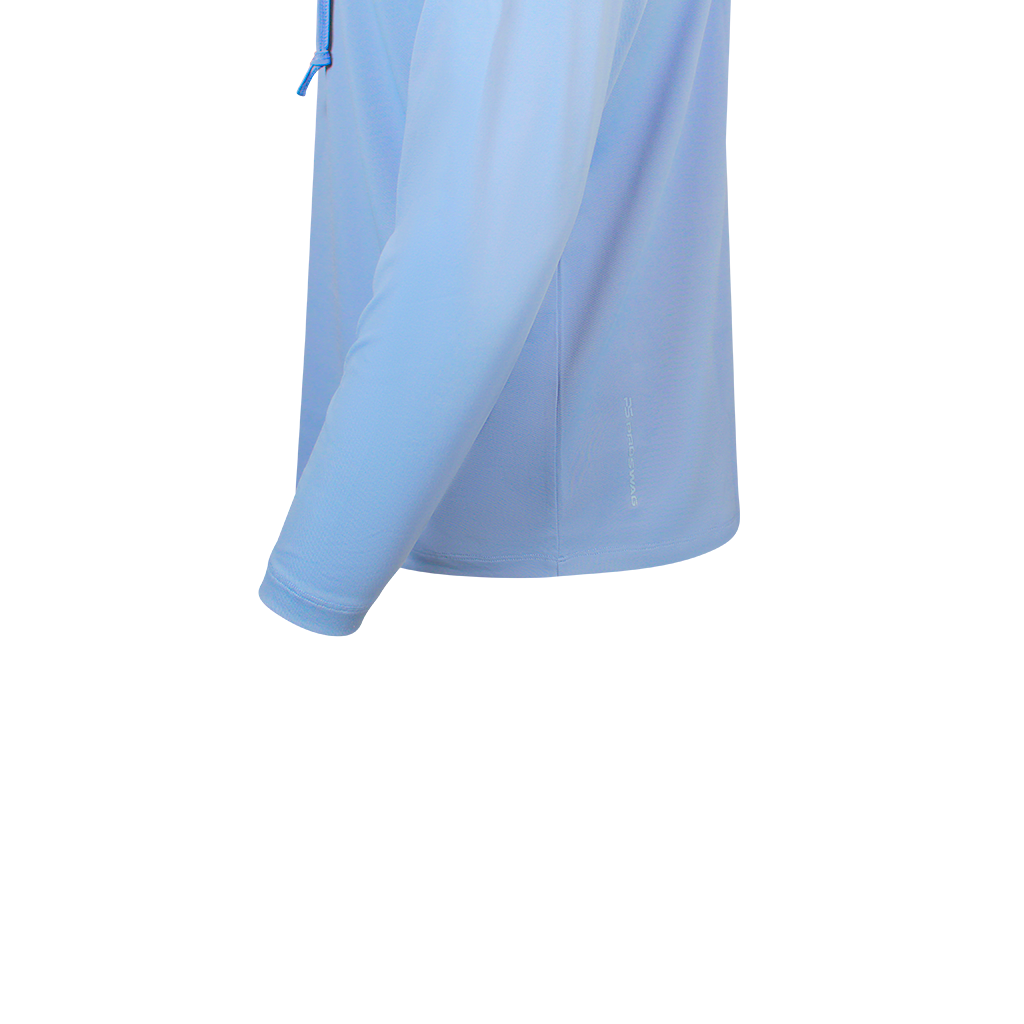 PS300H Long Sleeve Performance Fishing Hoodie - Coastal Blue