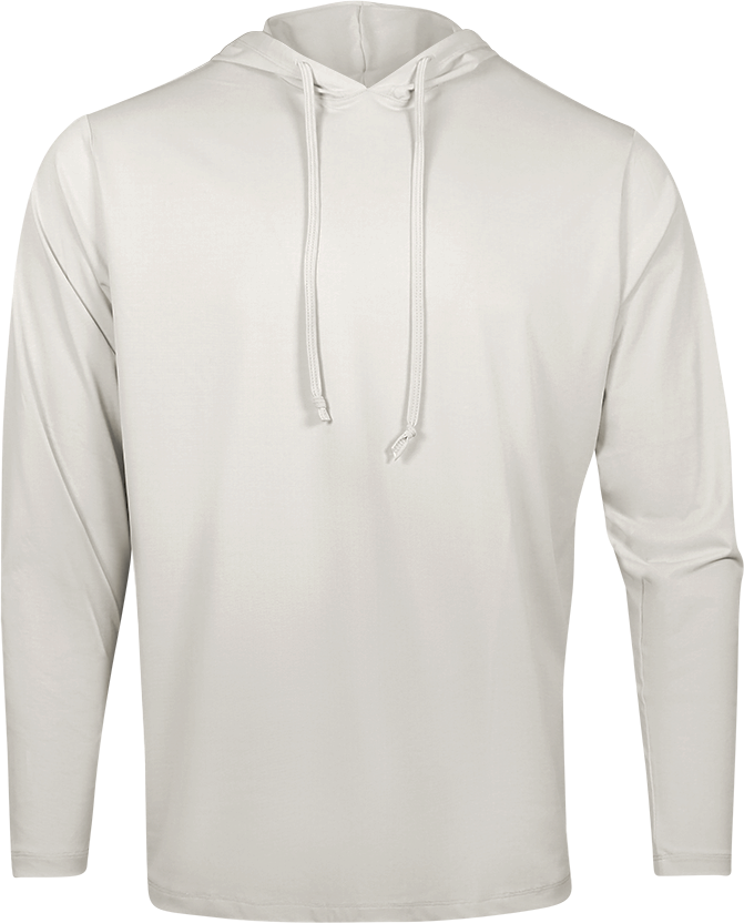 PS300H Long Sleeve Performance Fishing Hoodie - Oyster