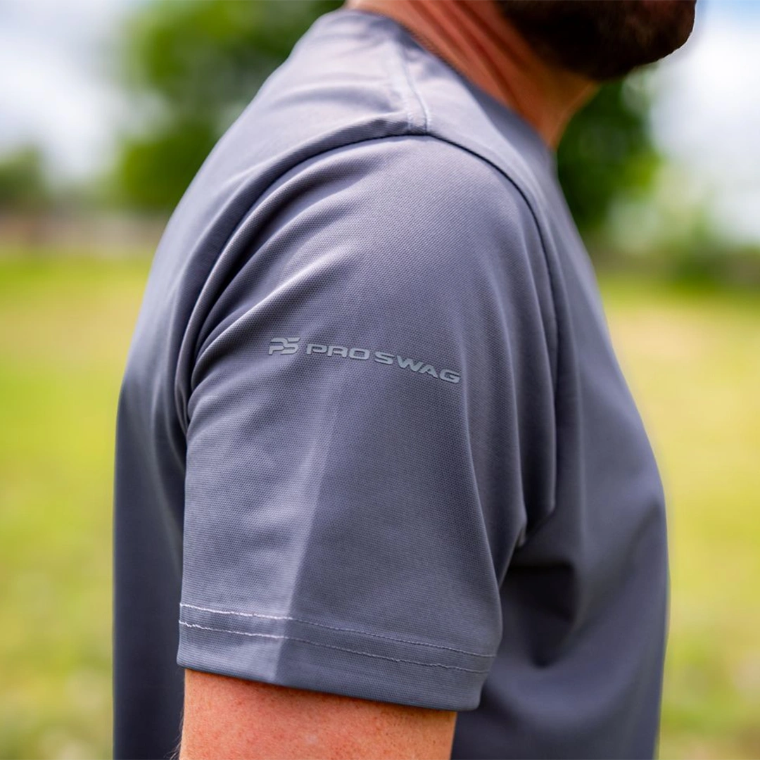 ProTek™ Short Sleeve V-Neck - Fossil Gray