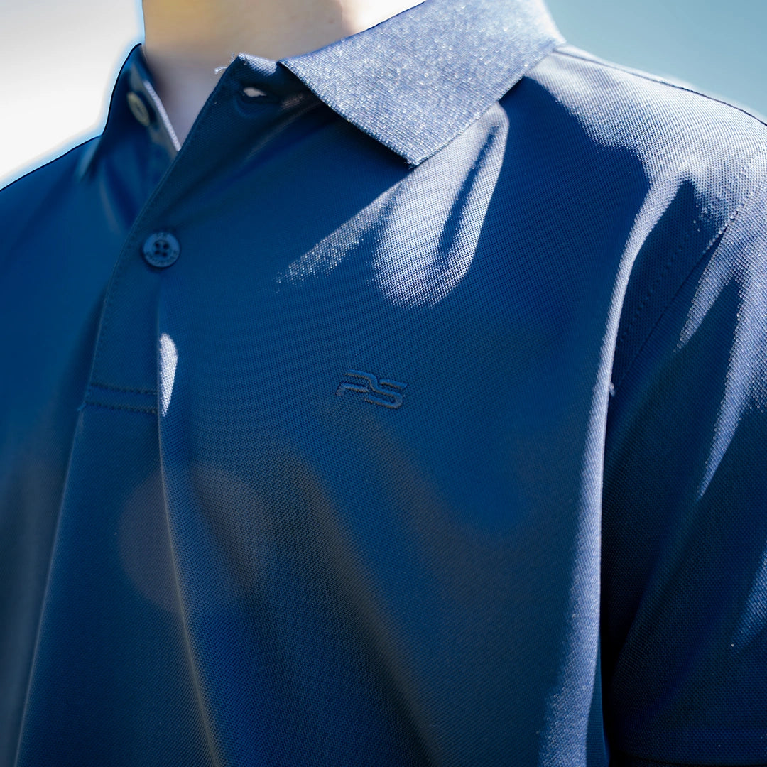 ProTek™ Youth Vintage Polo - Midnight Blue