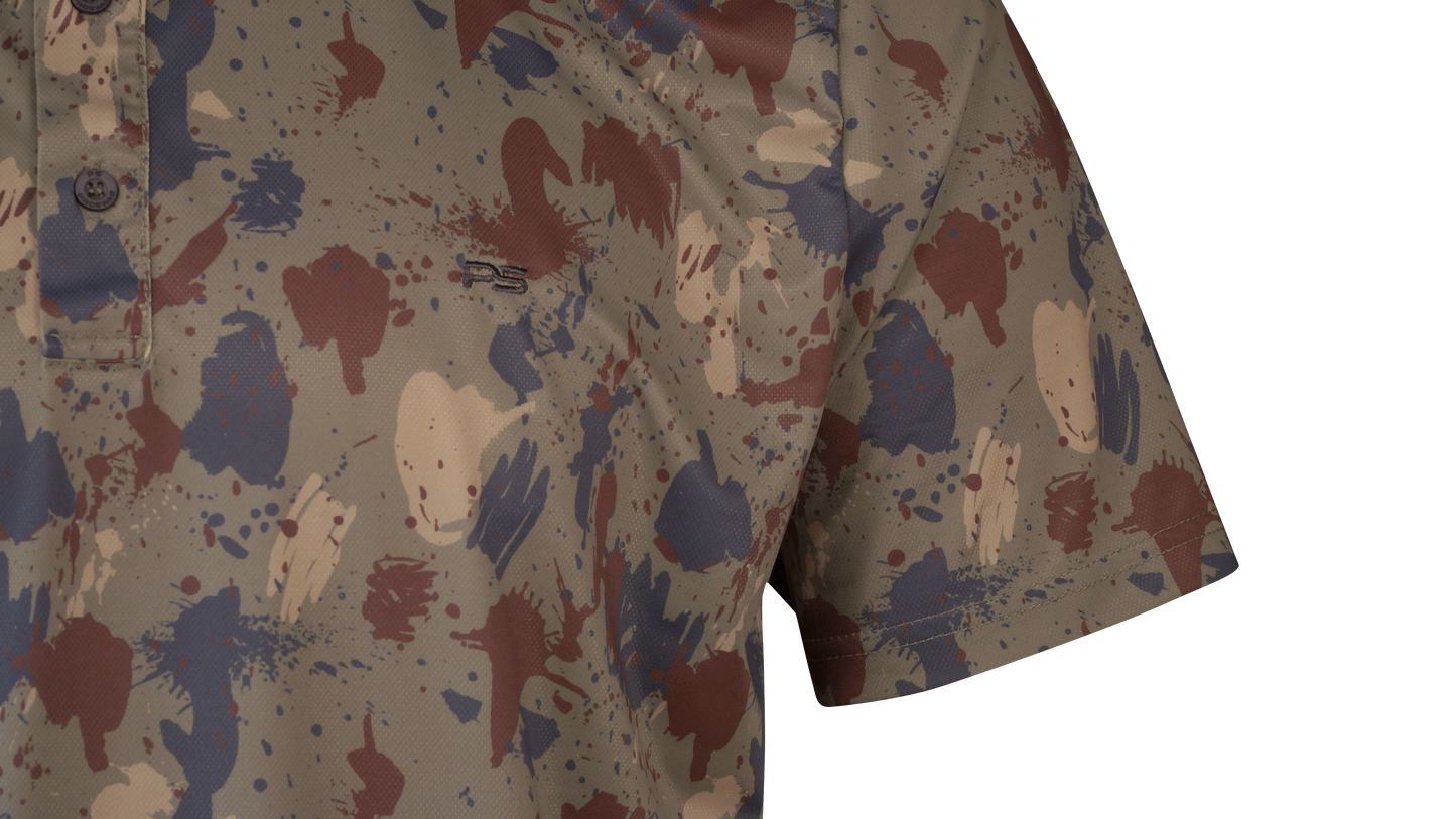 PS320G Performance Polo Shirt Clay Camo 22