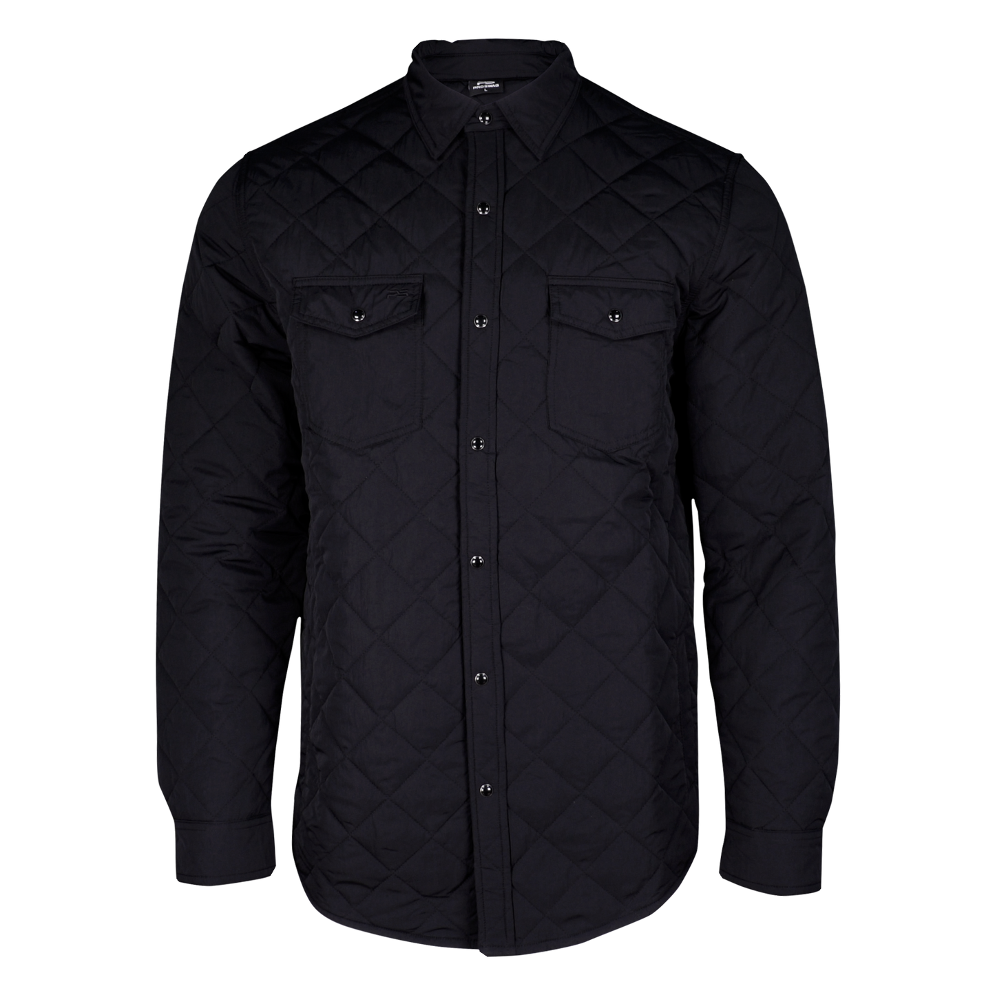 PS710 Quilted Shacket-Sable Black
