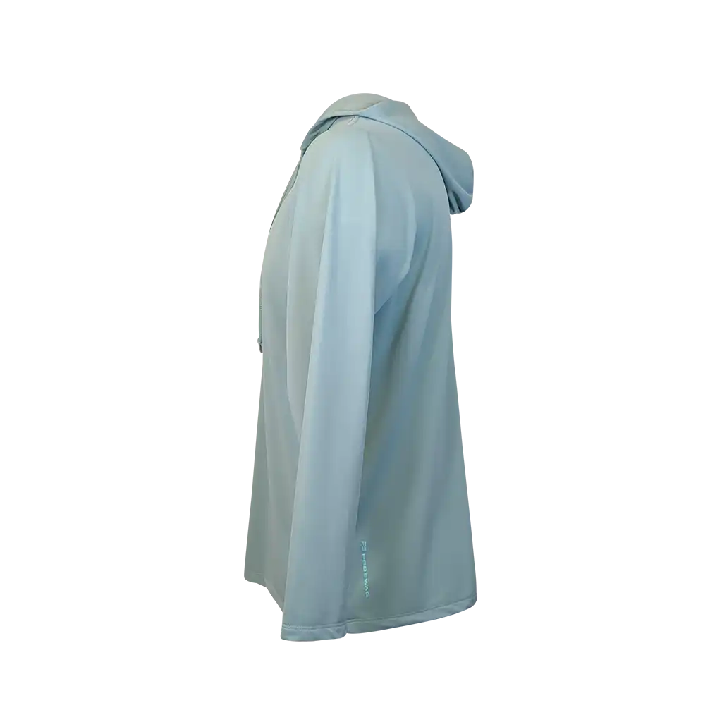 PS300H Long Sleeve Performance Fishing Hoodie - Seafoam Green
