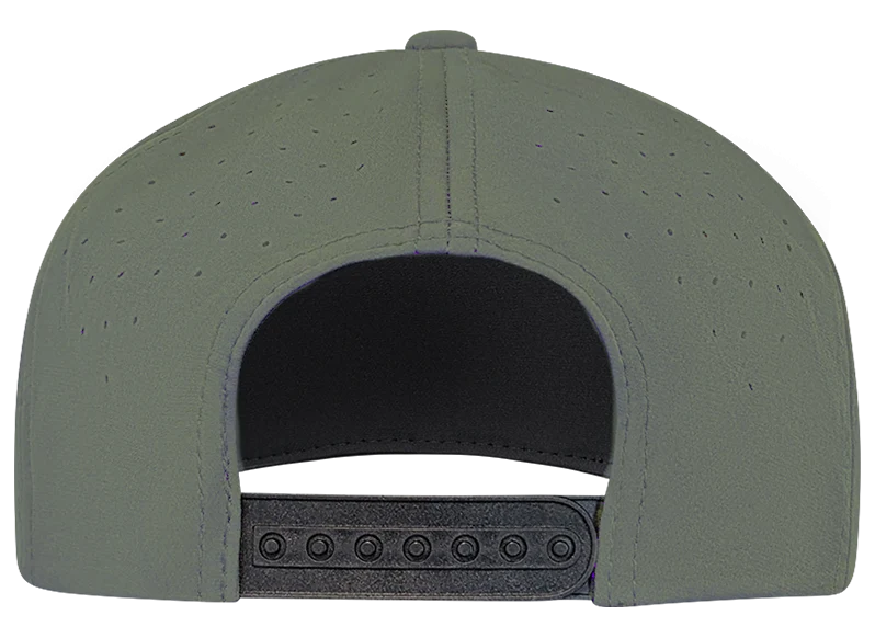 *Limited Stock* 5-Panel Golf Hat - Olive Green back view