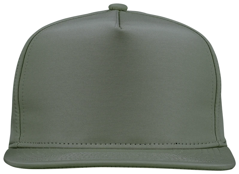 *Limited Stock* 5-Panel Golf Hat - Olive Green front view