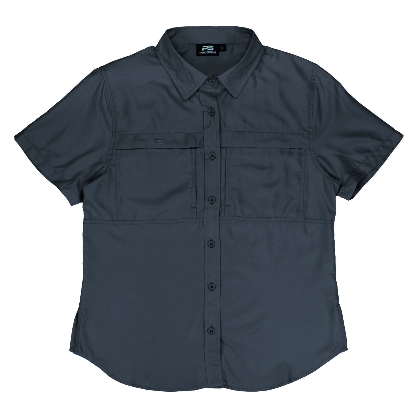*Limited Stock*  Women's Short Sleeve Fishing Shirt - Fossil Gray