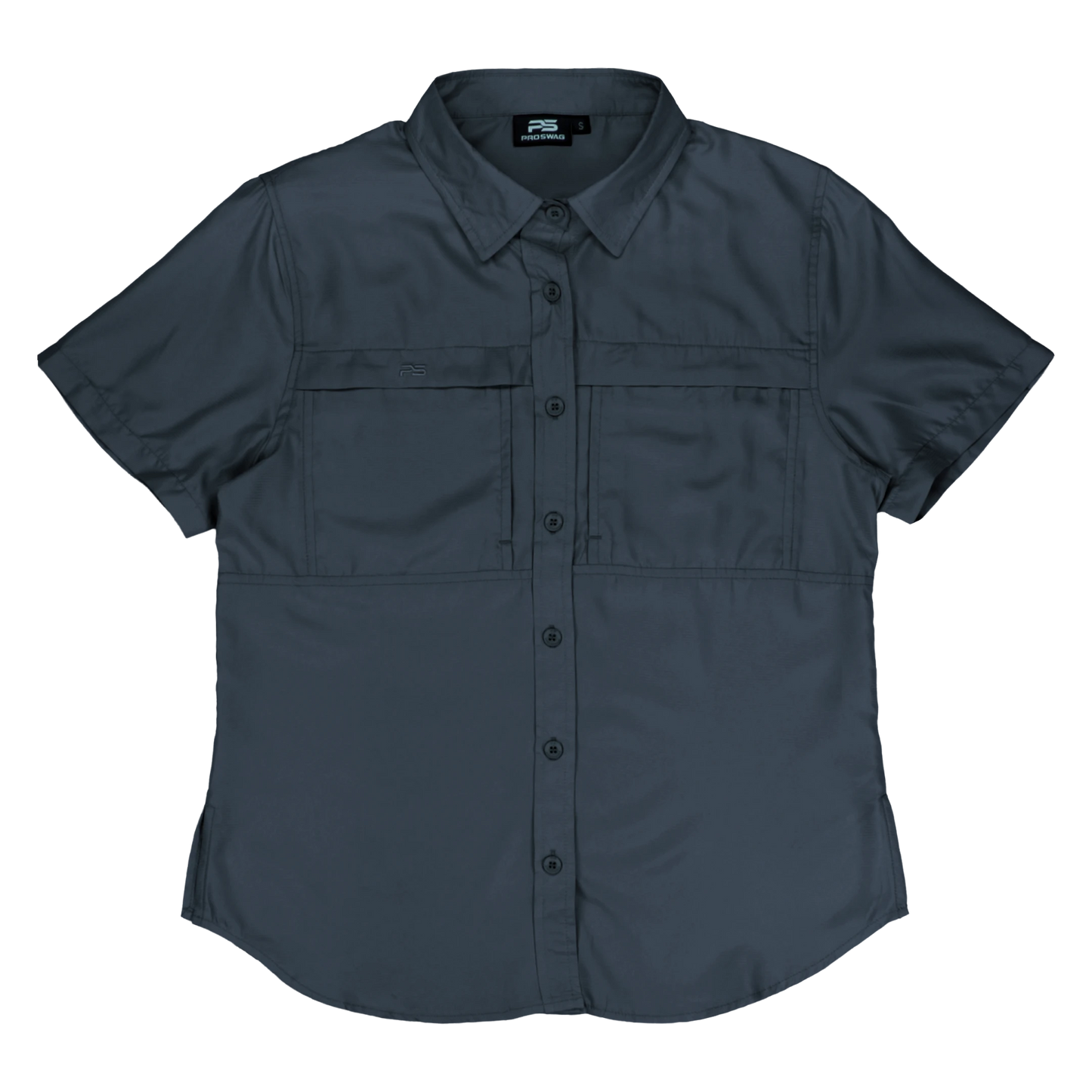*Limited Stock*  Women's Short Sleeve Fishing Shirt - Fossil Gray