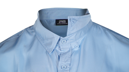 *Limited Stock*  Short Sleeve Fishing Shirt - Carolina Blue
