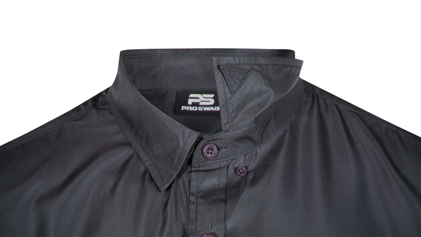 *Limited Stock*  Short Sleeve Fishing Shirt - Fossil Gray