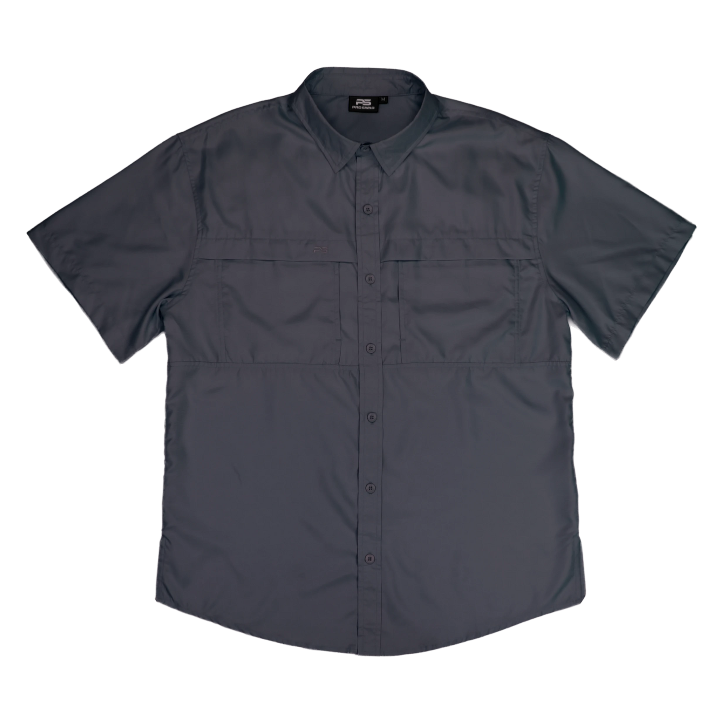 *Limited Stock*  Short Sleeve Fishing Shirt - Fossil Gray